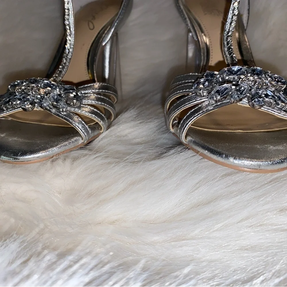 Jewel Badgley Mischka Hazel II Embellished Heels